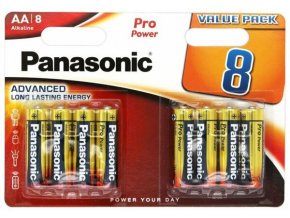 214704 alkalicke baterie aa panasonic blistr 8 ks