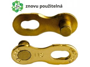 218244 2 spojka retezu kmc 11r gold 2 ks na blistru cena za baleni