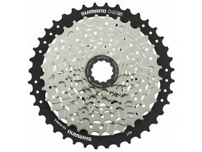 224001 8 kazeta shimano cs hg400 11 40 zubu stribrna cerna v krabicce