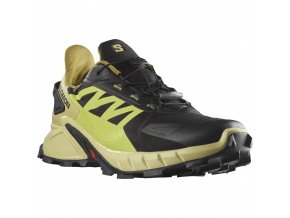 61454a1d panske bezecke boty salomon supercross 4 gore tex zelena cerna black green