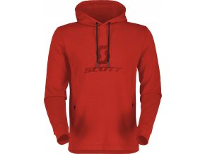 SCOTT M hoody tech magma red (velikost L)