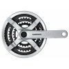 155912 kliky shimano tourney fc ty501 s 170mm 48 38 28 zubu stribrne s krytem v krabicce