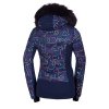 bu 6145snw women s ski allover print insulated jacketz