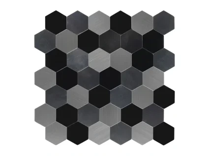 mozaika hexagon black galaxy
