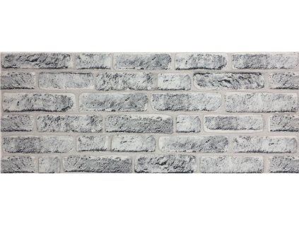 Dekorativní 3D cihlový panel EPS – Barok Cloudy světle šedý