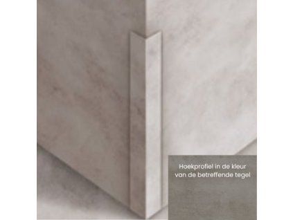 Samolepicí rohový profil 260 cm – Brushed Medium