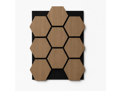 hexagon hnědý ořech