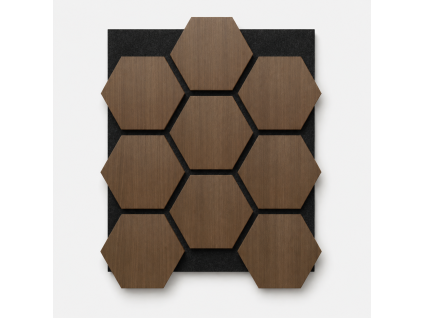 hexagon hnědý dub
