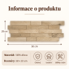 3d dřevěný panel