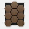 hexagon hnědý dub