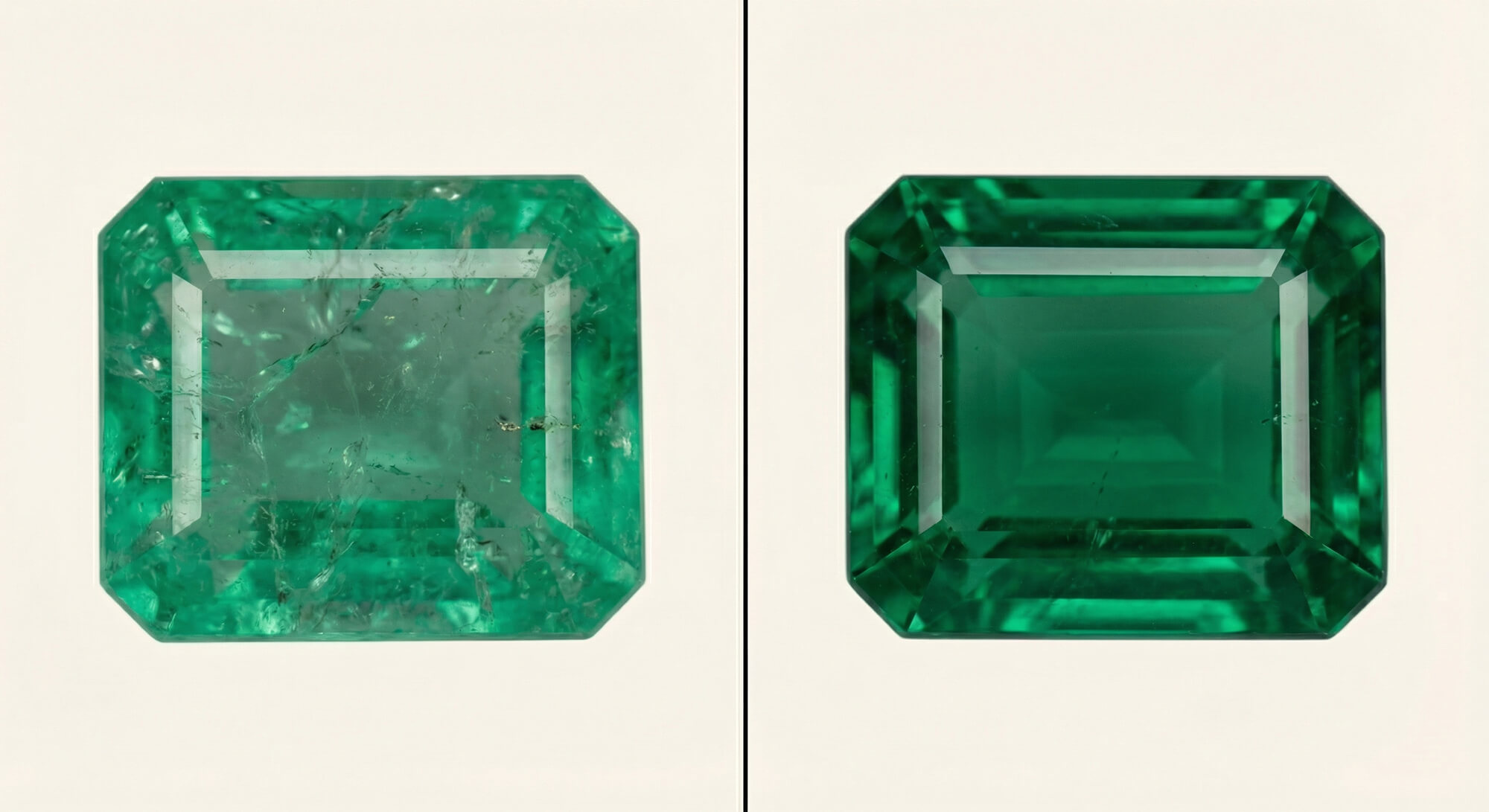 Jak porovnávat dva smaragdy vedle sebe (6 kroků)