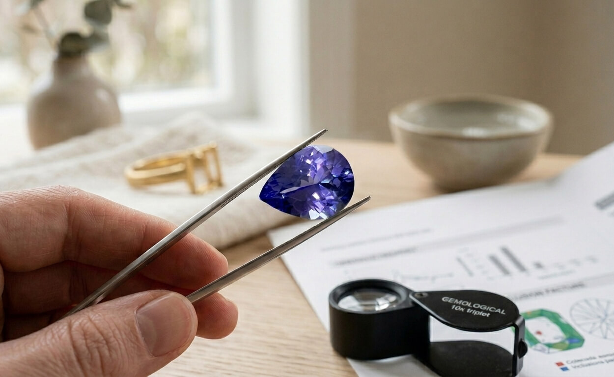 Jak poznat kvalitní tanzanit (prakticky, bez mýtů)