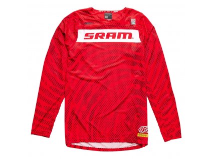 TLD DRES S DLOUHÝM RUKÁVEM SKYLINE AIR SRAM ROOTS FIERY RED (34549800)