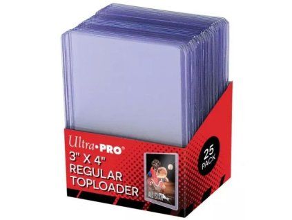 ultrapro toploader 3x4 regular toploader 25 ks