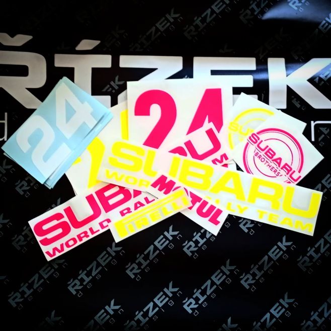 #subaru #stickersmadebyrizekdesign #neon #Yellow #pink