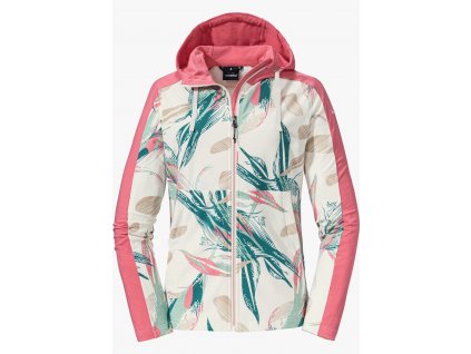 Mikina Fleece Hoody Locarno Lady bílá