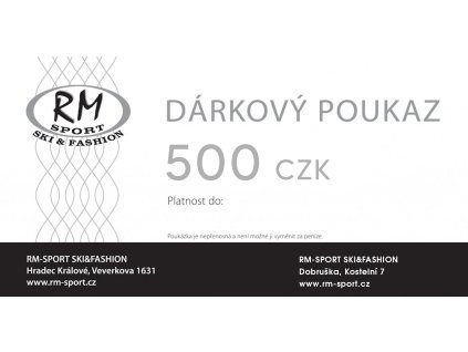 Dárkový poukaz 500