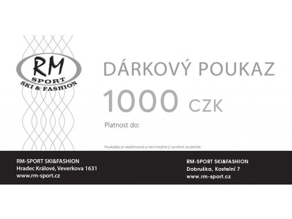 Dárkový poukaz 1 000