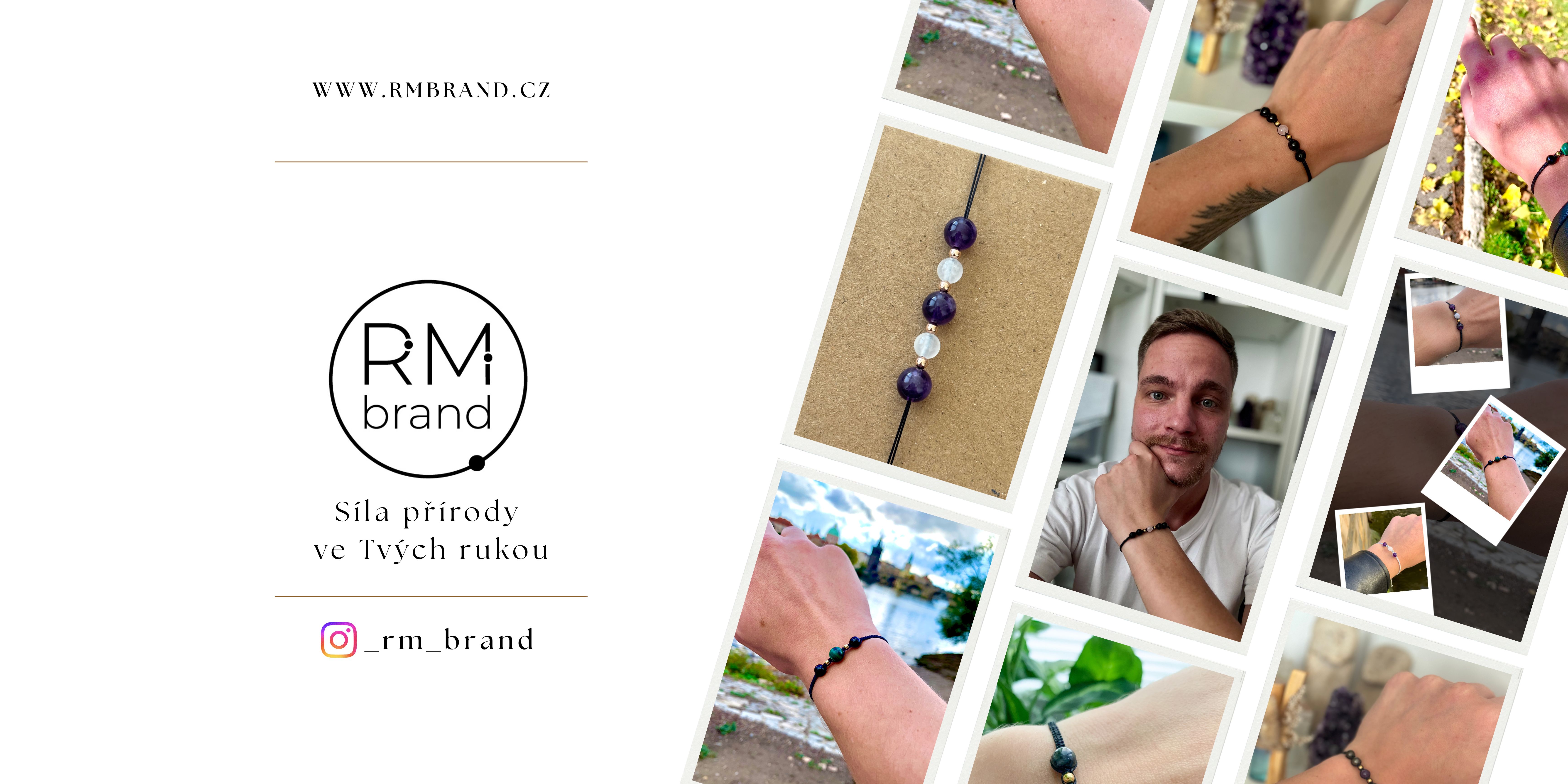 Ručně pletené shambala náramky RM Brand - Síla přírody ve Tvých rukou