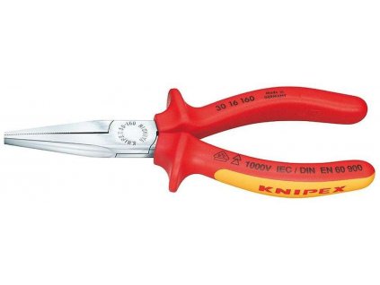 KNIPEX-3016160,kliešte ploché 160 mm 1000V