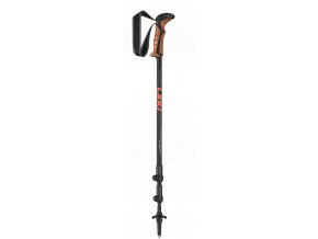 LEKI Khumbu Lite, black-fluorescent red-white, 100 - 135 cm