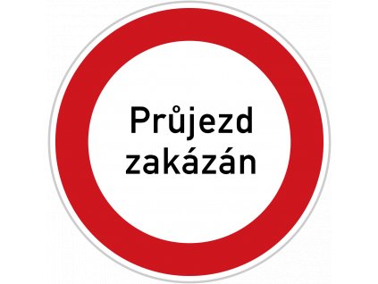 1280px Průjezd Zakázán CZ