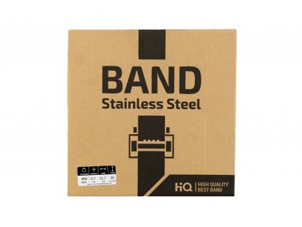 Nerezová páska 0.7x12.7 mm, kartonový obal