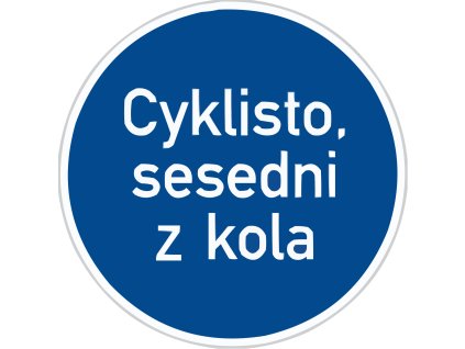 CZ road sign C14a.svg