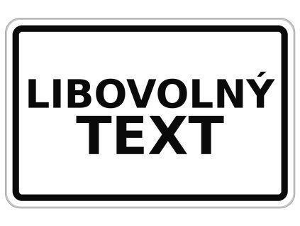 znacka E13 libovolny text (1)