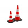 Dopravní kužel, reflexní, těžký, výška 750 mm