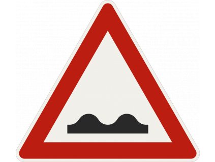 Dopravná značka 115 - Nerovnosť vozovky