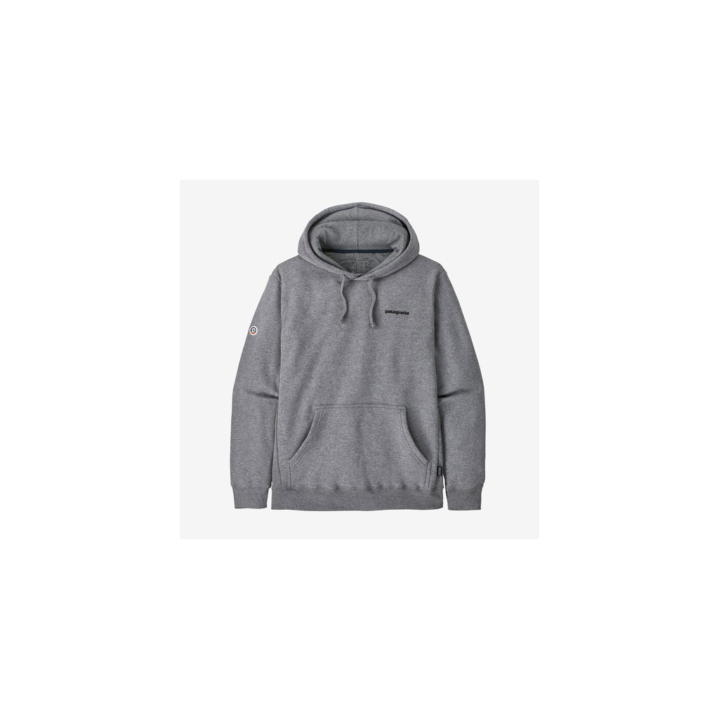 Patagonia Fitz Roy Icon Uprisal Hoody - Gravel Heather