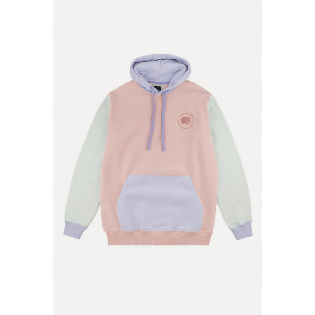 Oversized colour new arrivals block hoodie
