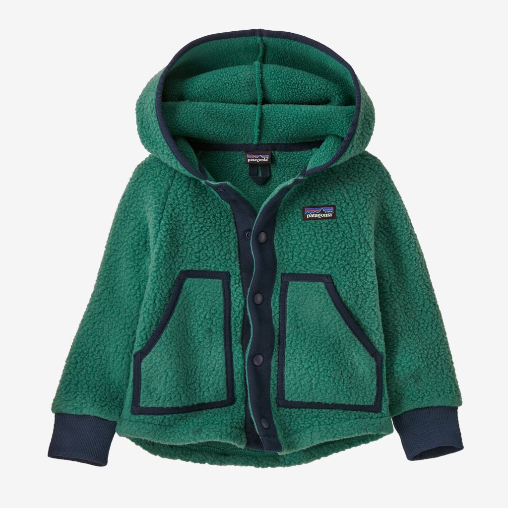 Patagonia Baby Retro Pile Fleece Jacket - Conifer Green