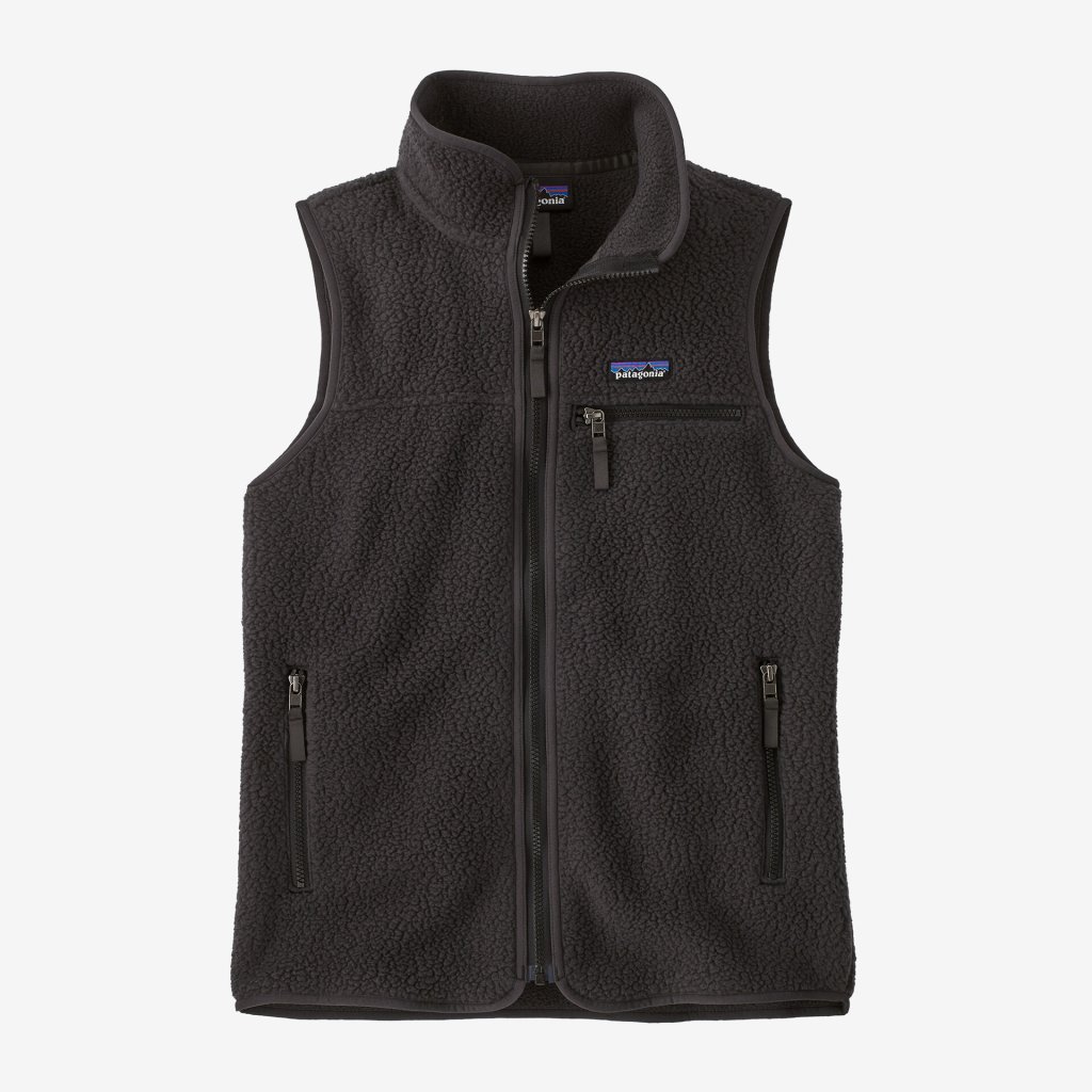 Patagonia Women's Retro Pile Fleece Vest - Ink Black
