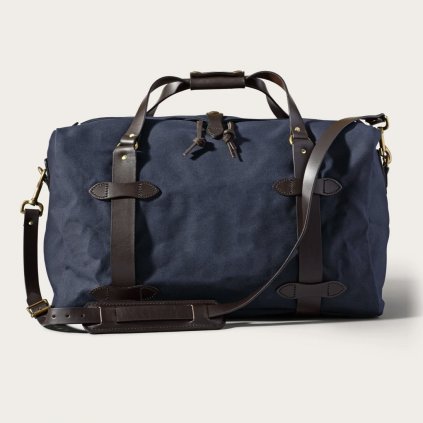 Filson Medium Rugged Twill Duffle Bag - Navy