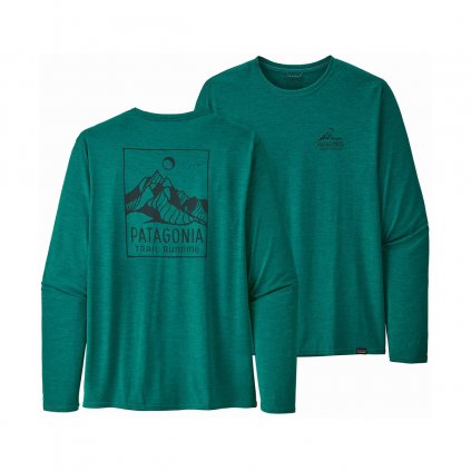 Men's Long-Sleeved Capilene® Cool Daily Graphic Shirt - Borealis Green - Patagonia