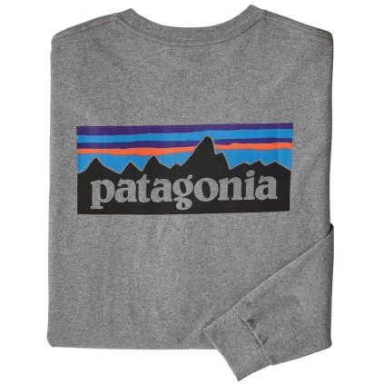 Men's Long-Sleeved P-6 Logo Responsibili-Tee - Patagonia