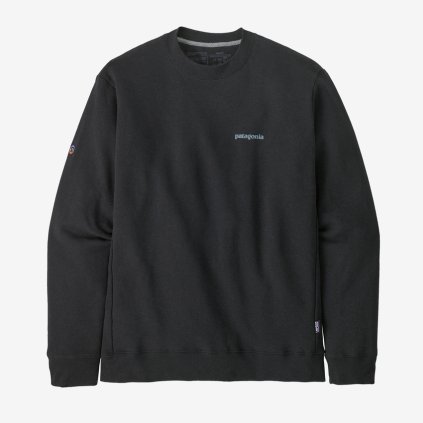 Patagonia Fitz Roy Icon Uprisal Crew Sweatshirt - Ink Black