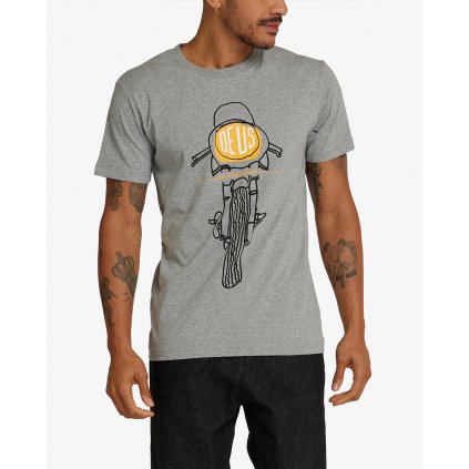 Deus Ex Machina - Frontal Matchless Tee - Grey Marle