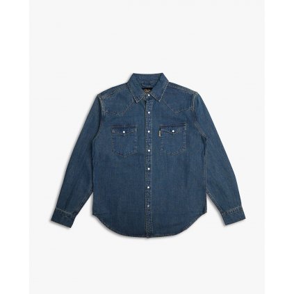 Deus Ex Machina Harrier Denim Shirt Bleach Wash