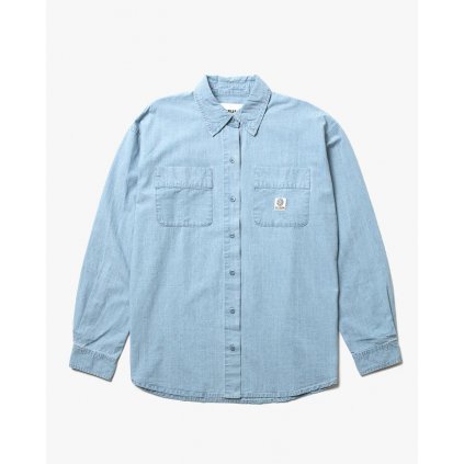 Deus Ex Machina Christelle Over Shirt - Lt Chambray