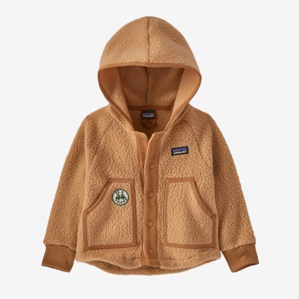 Patagonia Baby Retro Pile Fleece Jacket - Be a Friend Dark Camel