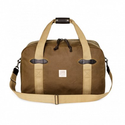 Medium Tin Cloth Duffle Bag - Dark Tan - Filson