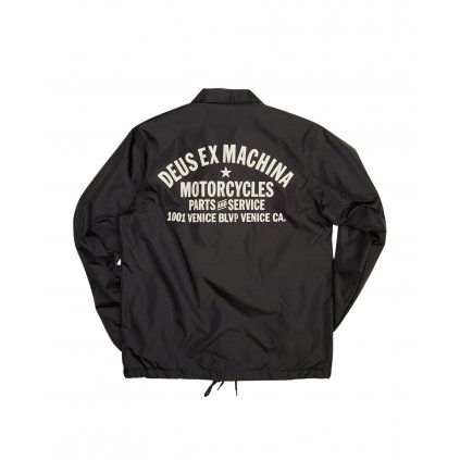 Deus Ex Machina Venice Coach Jacket - Black