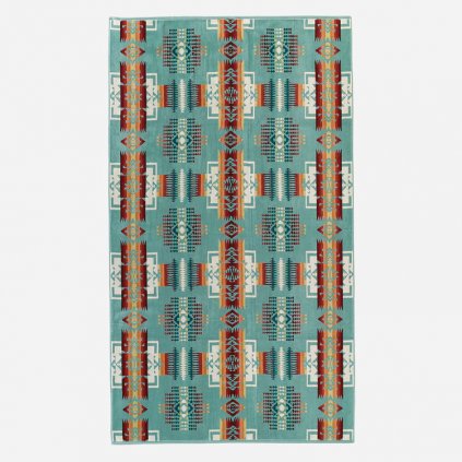 Osuška Pendleton Chief Joseph Beach Towel - Aqua