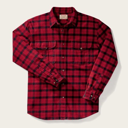 košile Filson Alaskan Guide Shirt - Red/Black Plaid