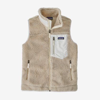 Patagonia Women's Classic Retro-X® Fleece Vest - Natural w/Birch White