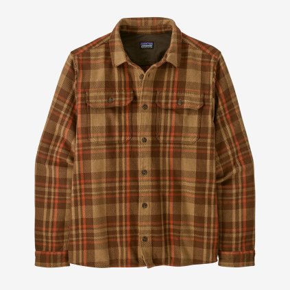 Patagonia Men's Fjord Loft Shirt - Forested: Nest Brown