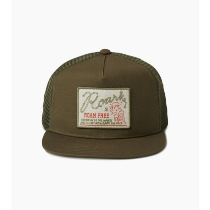 Roark Station Trucker Snapback Hat - Military